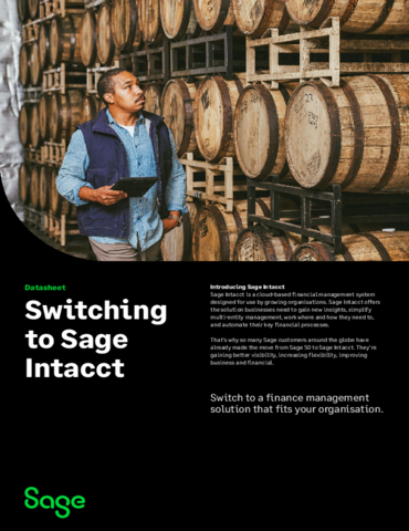Switching to Sage Intacct