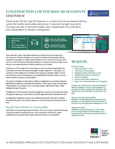 Construct Express for Sage 50cloud Accounts Brochure